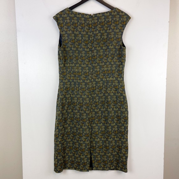 Lafayette 148 (10) Sheath Knee Length Dress Jacket 2 Piece Set Bundle Green - Picture 4 of 12